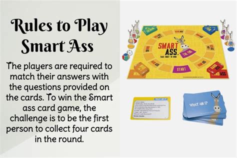 smart ass hard ass card|HOW TO PLAY: SMART ASS .